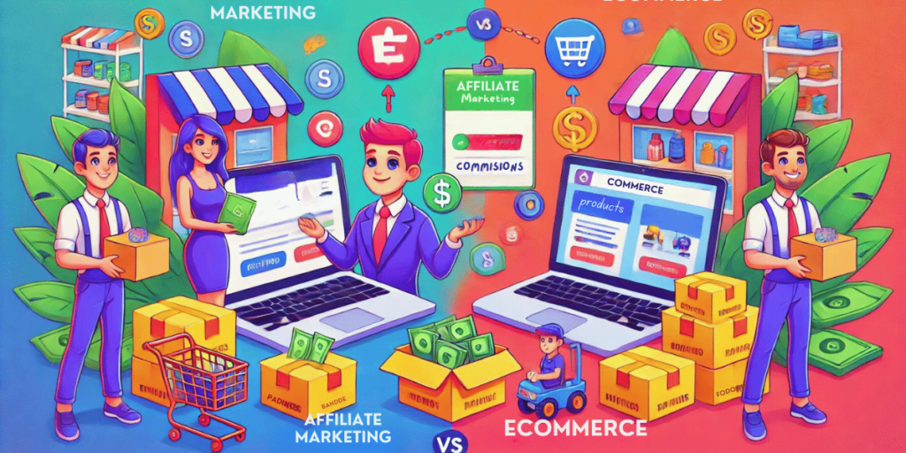 affiliate marketing or ecommerce