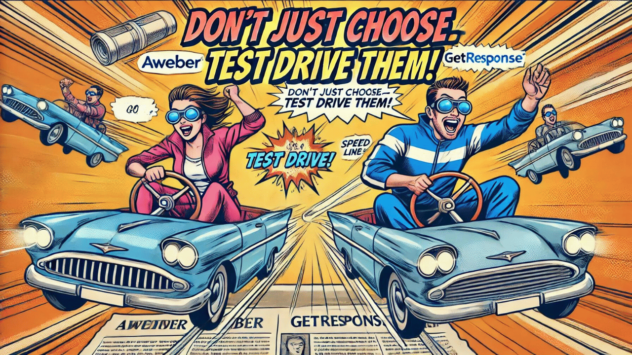 test drive aweber and getresponse